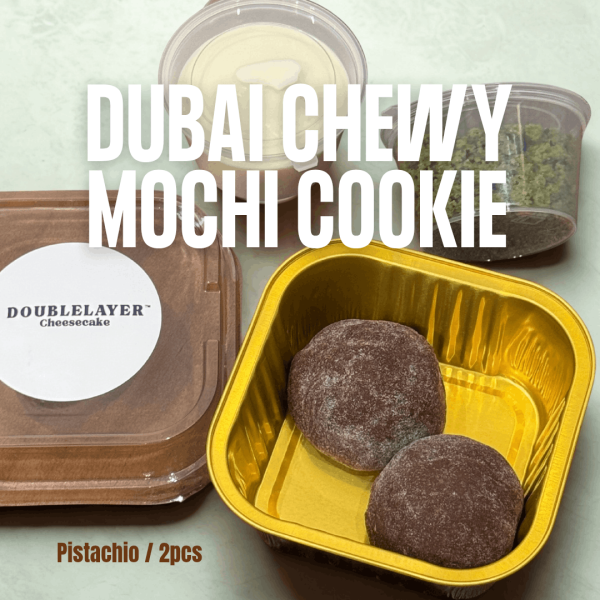 Dubai Chewy Mochi Cookie - Pistachio (2 pcs)